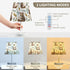 3 ALAZA Bedside Lamp Bears Read Books Cute Table Lamp for Bedroom Desk Lamp with USB Port LED Nightstand Color