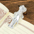 Lady's Hand Shaped Metal Clip, Vintage Page Holder for Journaling and Traveler's Notebooks, Silver