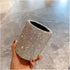 AQINMINA Set Desktop Storage Box, Desktop Stationery Storage Bucket, Makeup Brush, Office Pen Holder Storage, Sparkling
