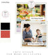 Mobiusea Creation Baked with Love Stickers Roll - Waterproof Scalloped Cut 2 inch Labels for Bakery Packaging