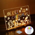 LED Note Board with Colors - Acrylic Dry Erase Board with Light, Glowing Message Marker Board for Kids with Stand