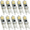 Lxcom Lighting 2W G9 LED Bulb Dimmable Led Corn Light Bulbs(10 Pack)-