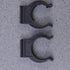 4pcs 100-120mm, Adjustable Black Plastic Sofa Legs Clip Thickened Furniture Support Feet for Cabinets, Tv Stands, Tea