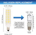 E11 T6 Bulb 8W 75W 80W (4 Pack) 94SMD2835 JDE11 120V 6000K, Dimmable Simba Lighting LED Mini-Candelabra JD Light