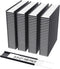 MaxGear 100 Pack C Channel Magnetic Label Holders, 0.5x2 Magnetic Labels for Locker, Shelf, Tool Box, Home, Office