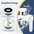 Vayzluiy Handheld Toilet Bidet Sprayer for Toilet-Adjustable Water Pressure Control with Bidet Hose for Feminine Wash