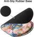 Bible Quote Mouse Pad, Be Still and Know That I am God - Psalm 46:10 Watercolor Floral Mousepad with Wrist Support
