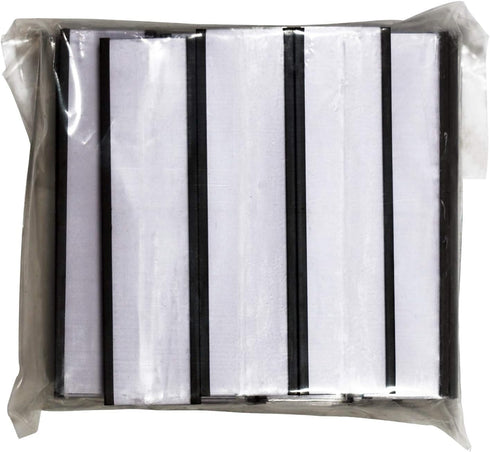 SmartSign Magnetic 'C' Channel Label Holders for Metal Racks and Shelves, Pack of 25 | 0.75" x 3"