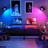 Set 2, Dimmable 5000mAh Lightess Smart LED Wall Sconces of Wall Mounted Lamp with RGB Mode & APP Control, Rechargeable