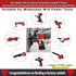 Makita to Milwaukee Battery Adapter, MT18MIL Compatible for Makita 18V Lithium-ion Battery to Milwaukee M18 Tools