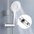 Tailpa Adjustable,18-25MM Replacement,360 Shower Head Holder for Slide Bar O.D. Hand Shower Bracket Holder for Slide