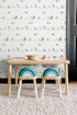 NextWall Colorful Sweet Tweet Peel and Stick Wallpaper