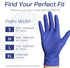 4 100 Supmedic Nitrile Exam Gloves, Mil Pcs, Powder-Free Latex-Free Cooking Food-Safe Disposable Medical Gloves, Blue