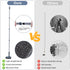 Brush,4 1 54.7'' Shower Cleaning in Tile Tub Shower Scrubber with Long Handle Stiff Bristles Sponge Brush Grout Brush
