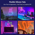 16.4Ft DBFAIRY Smart Neon Rope Light, RGB Color Changing IC Neon Rope Lights with App Remote Music Sync, Silicone