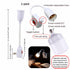 RyanDesign 2-Pack E26/E27 360 Light,Garage,Closet,and Bulb Socket Extension with On/Off Switch, Fully Flexible Neck