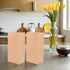 MOKKHNB 100pcs 18x9x5.5cm Kraft Paper Bread Bags with Flat Bottom Greaseproof Disposable Bakery Storage Bags