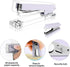 MEGREZ Desktop Staplers Kit, Acrylic Metal Stapler with 1000 PCS Staples, Office Supplies Set in Purple