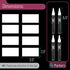 4 Pack, 8x Mr. Pen- Liquid Chalk Marker Pen, Labels, White Non-Toxic Odorless Chalk Markers, Dual Reversible Chisel