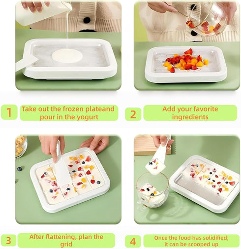 Generic Maker2026 At Home Rolled Ice Cream Kit Instant Ice Cream New At Home Rolled Ice Cream Maker KitHomemade DIY