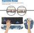 Keyboard Wrist Rest and Mouse Pad Support Set with Coasters, Christian Bible Verse Psalm 46:10, Non-Slip PU Base