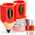 Pencil Shaped Pen Holder, Funny Pencil Dispenser, Pencil Storage Organizer for School, Classroom, Office Desk Gift