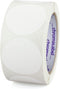 ChromaLabel 2 Inch Circle Sticker Labels, Easy to Write On Round Colored Stickers, 500 White Sticky Dots per Roll.
