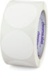 ChromaLabel 2 Inch Circle Sticker Labels, Easy to Write On Round Colored Stickers, 500 White Sticky Dots per Roll.