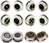 1Pair 1Pin/2Pin/3Pin/4Pin/5Pin Round Magnetic Pogo Pin Connector,12V 3A DC Power Male+Female Socket Charge Spring Loaded Magnet Pogo Pin Connector DC Power Charging Connector Power Socket (2Pin)