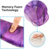 iCasso Purple Mouse Pad with Wrist Support - 4in1 XXL Large Gaming Mousepad + Keyboard Wrist Rest + Coaster