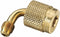 Yellow Jacket Low Loss Quick Coupler, 1/4 in MxF, 90 Deg