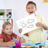 Seajan 12 Pack 9" x 12" Small Magnetic White Board Kit, 12 Mini Double Sided Boards, Dry Erasers, Black Markers