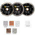 GRAFF Diamond Blade for Angle Grinder - 3 Pack, 4 1/2 inches for Dry and Wet Cutting Stone, Marble, Concrete