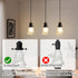 Set 4, Hammered HonoDing Ceiling Lamp Replacement Shade of Glass Bell Ceiling Fan Light Covers, Clear Glass Lamp Shade