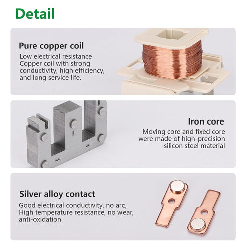 24VAC Air Conditioner Contactor for Stable Control of Your Air Conditioning System, Strong Compatibility