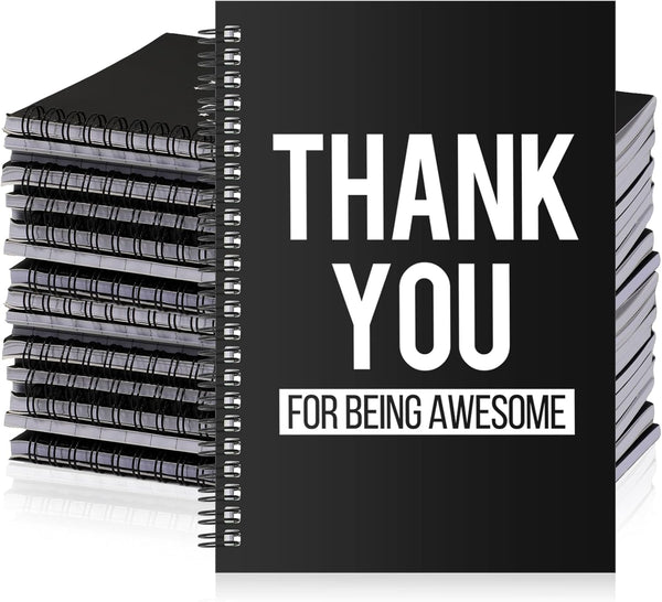 Yeaqee 20 Pcs Inspirational Spiral Notebook/Journal for Office, School, Coworker, Teacher, Volunteer Present