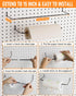 INCLY 238PCS Pegboard Accessories Organizer Kit, Hooks Assortment with Bins and Paper Towel Holder for Garage