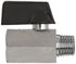 Kingston KMBVM Series Brass Mini Ball Valve, Lever, 1/4" NPT Male x NPT Female