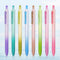 WRITECH Gel Pens Fine Point, 0.5mm Retractable Multicolor Ink, No Smear Gradient Color Aesthetic, 8ct for Journaling