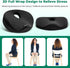 Tailbone SAHEYER Donut Pillow for Pain, Memory Foam Hemorrhoids Pillow for Sciatica Nerve, Sciatica Hip Coccyx Seat