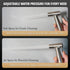 2 Sets, Handheld Bidet Sprayer Kit for Toilet Adjustable Water Pressure, Stainless Steel Jet Spray Kit with Bidet Hose