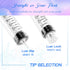 SHAOTONG 27 Gauge 1/2 Inch Disposable Luer Lock Lab Supplies, Pack of 100