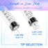 SHAOTONG 21 Gauge 1 Inch Luer Lock Accessories, Disposable Lab Supplies, Pack of 100