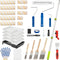 HOUIT House Paint Roller Kit with Extension Pole, Home Wall Painting Supplies Set,