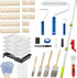 HOUIT House Paint Roller Kit with Extension Pole, Home Wall Painting Supplies Set,