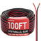 Energeaster 16 Gauge Wire, 16AWG Automotive Electrical Wire 100FT 2 Conductor Red