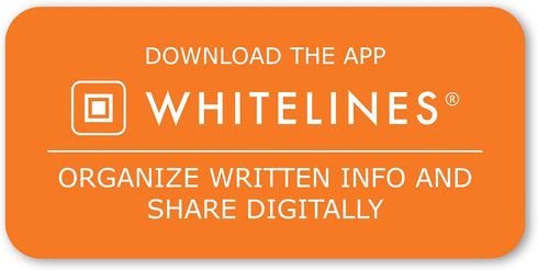 ROARING SPRING Whitelines Spiral Bound Journal, Dot Ruled, 70 Sheets, 8.25" x 5.75", FREE App for Digitally Downloading