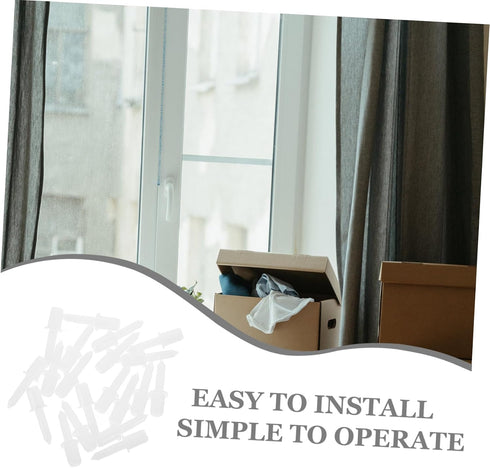 240pcs Gadpiparty Shutter Repair Replacement Plastic Shutter Fasteners for Easy Installation of Window and Louvers