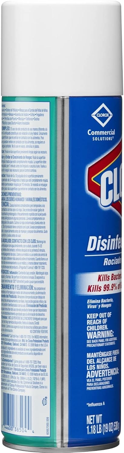 19 1 Clorox Disinfectant Spray, Ounce, Each