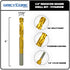 Tools 17/32 Inch Reduced Shank Drill Bit, 1/2" 3-Flat Shank, High Speed Steel with Industrial Titanium Coating, Drill